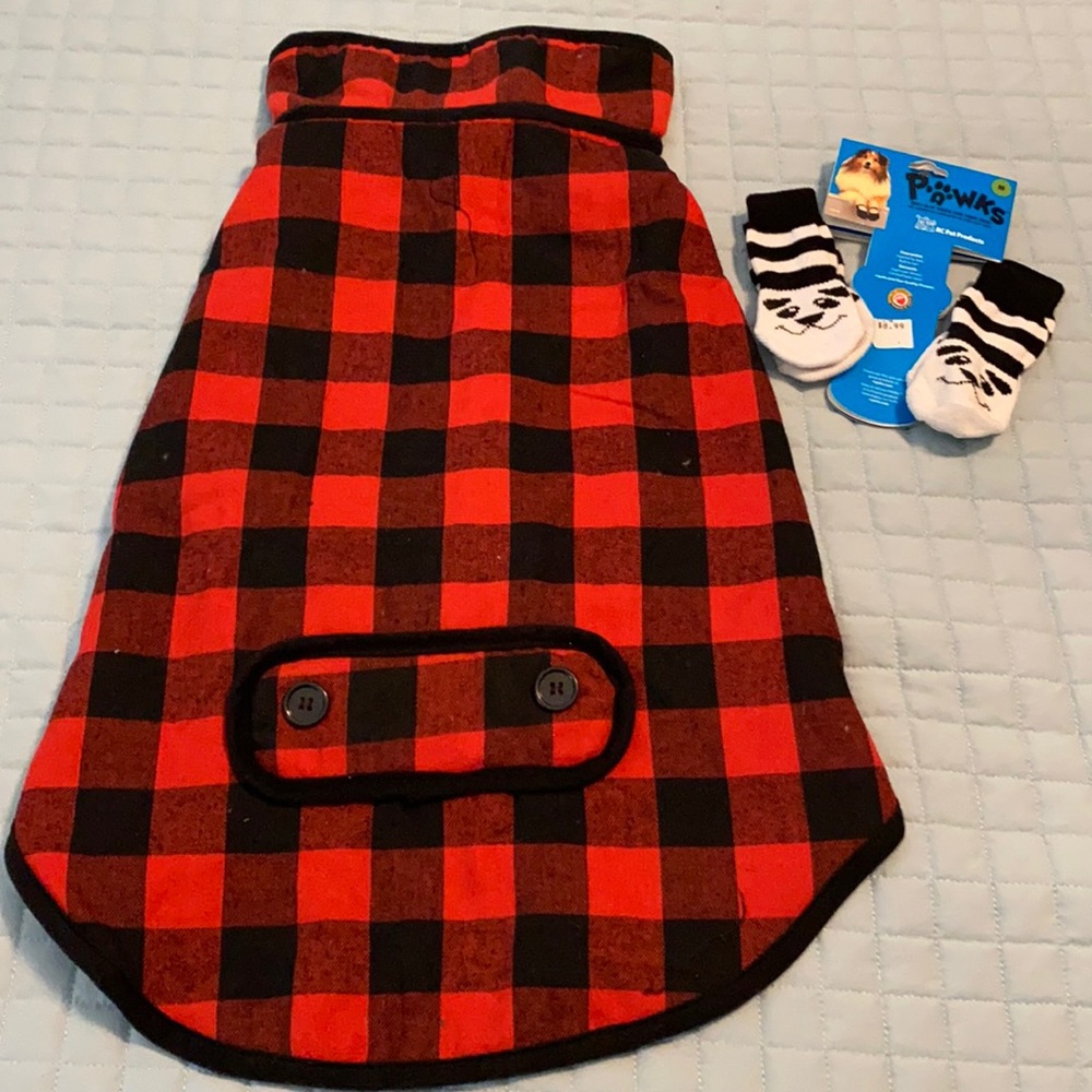 Dog coat and socks